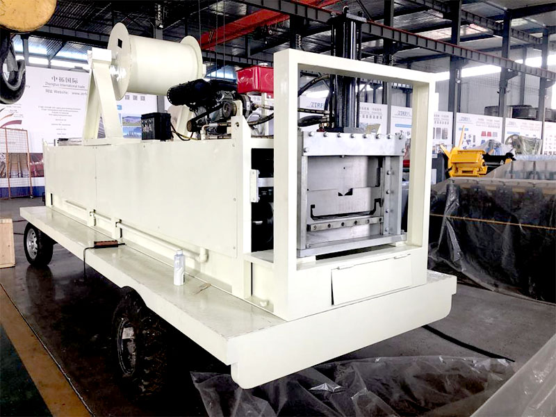 車載式立縫KR-18移動(dòng)式全液壓閉口式屋面板成型機(jī)組
